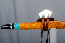 Brown Mallee Burl Native American Flute, Minor, Mid A-4, #N21J (9)
